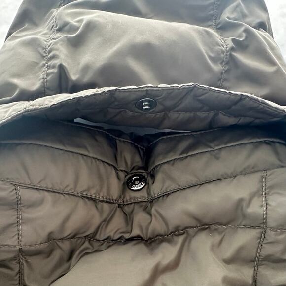 North Face Ladies Green Midi 600 Fill Goose Down Puff Jacket Size Medium Winter - Picture 10 of 12
